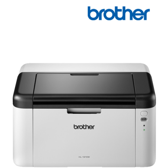 Brother Mono Laser HL-1210W Printer (Print, Speed Up to 20ppm, Compact, Wired, Wireless)