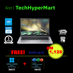 Acer Aspire 3 A314-36P-C6PG 14" Laptop/ Notebook (N100, 8GB, 512GB, Intel, W11H, Off H&S)