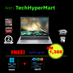 Acer Aspire 3 A315-24P-R75Z-W11P 15.6" Laptop/ Notebook (Ryzen 5 7520U, 16GB, 512GB, AMD Radeon, W11P, Off H&S)