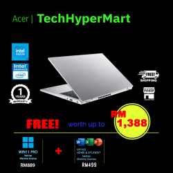 Acer Aspire 3 A315-510P-C6S0-W11P 15.6" Laptop/ Notebook (N100, 8GB, 512GB, Intel, W11P, Off H&S)