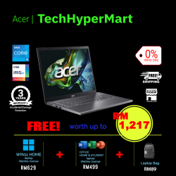 Acer Aspire 5 A514-56M-51NZ-1-W11-EPP 14" Laptop/ Notebook (i5-1335U, 16GB, 1TB, Intel Iris Xe, W11H, Off H&S)