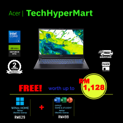 Acer Aspire 7 A715-59G-527W-16-W11 15.6" Laptop/ Notebook (Core 5 210H, 16GB, 512GB, NV RTX3050, W11H, Off H&S + Off 365 Basic, 144Hz)