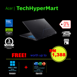 Acer Aspire 7 A715-59G-54Q6-1-W11P-EPP 15.6" Laptop/ Notebook (Core 5 210H, 8GB, 1TB, NV RTX3050, W11P, Off H&S + Off 365 Basic, 144Hz)