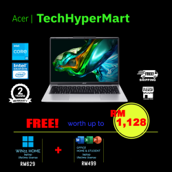 Acer Aspire Lite 14 AL14-31P-3216 14" Laptop/ Notebook (i3-N300, 8GB, 512GB, Intel, W11H, Off H&S)