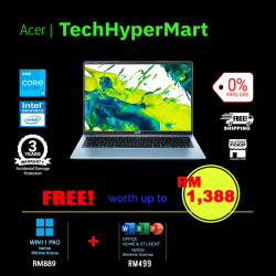Acer Aspire Lite 14 AL14-32P-39NW-1-W11P-EPP 14" Laptop/ Notebook (Core 3 N355, 8GB, 1TB, Intel, W11P, Off Home 2024 + Off 365 Basic)
