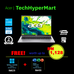 Acer Aspire Lite 14 AL14-32P-39R3 14" Laptop/ Notebook (Core 3 N355, 8GB, 512GB, Intel, W11H, Off Home 2024 + Off 365 Basic)