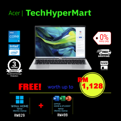 Acer Aspire Lite AL14-52M-57RN-1-W11-EPP 14" Laptop/ Notebook (i5-1334U, 16GB, 1TB, Intel, W11H, Off H&S + Off 365 Basic)