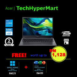 Acer Aspire Lite 15 AL15-51M-57MW 15.6" Laptop/ Notebook (i5-1155G7, 8GB, 512GB, Intel, W11H, Off H&S)