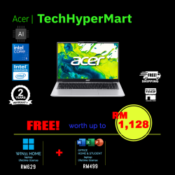 Acer Aspire Lite AL15-53P-56JV-16-W11 15.6" Laptop/ Notebook (Core 5 120U, 16GB, 512GB, Intel, W11H, Off H&S + Off 365 Basic, AI)