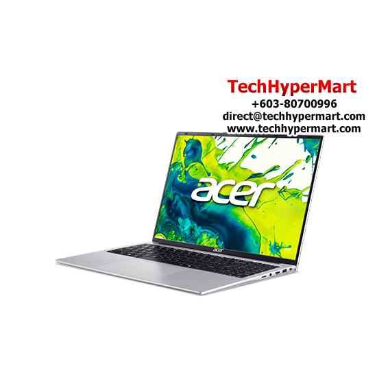 Acer Aspire Lite AL16-71P-54R5 16" Laptop/ Notebook (Ultra 5 125H, 16GB, 512GB, Intel Arc, W11H, Off H&S + Off 365 Basic, AI)