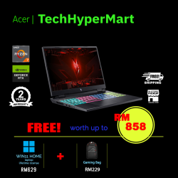 Acer Nitro AN16-41-R47N-32-W11 16" Laptop/ Notebook (Ryzen 7 7840HS, 32GB, 512GB, NV RTX4050, W11H, 165Hz)