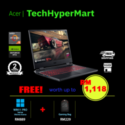 Acer Nitro 5 AN515-47-R02X-16-W11P 15.6" Laptop/ Notebook (Ryzen 5 7535HS, 16GB, 512GB, NV RTX3050, W11P, 165Hz)