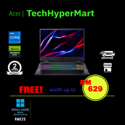 Acer Nitro 5 AN515-58-777X 15.6" Laptop/ Notebook (i7-12650H, 16GB, 512GB, NV RTX4050, W11H, 165Hz)