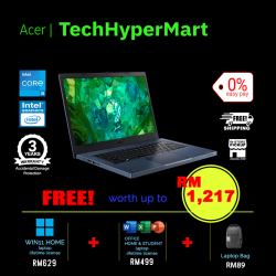 Acer Aspire Vero AV14-52P-58H1-1-W11-EPP 14" Laptop/ Notebook (i5-1335U, 8GB, 1TB, Intel, W11H, Off H&S)