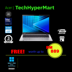 Acer TravelMate P214-56-G2-76W9 14" Laptop/ Notebook (Ultra 7 255U, 16GB, 512GB, Intel, W11P, AI)
