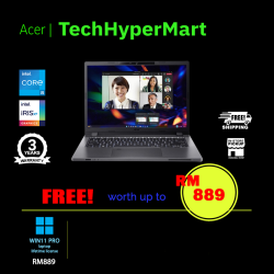 Acer TravelMate P414-53-58C9 14" Laptop/ Notebook (i5-1335U, 8GB, 512GB, Intel Iris Xe, W11P)