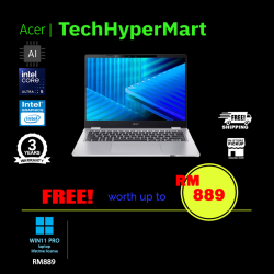 Acer TravelMate Spin P414RN-55-54U9 14" Laptop/ Notebook (Ultra 5 225U, 16GB, 512GB, Intel, W11P, Touchscreen, Pen, AI)
