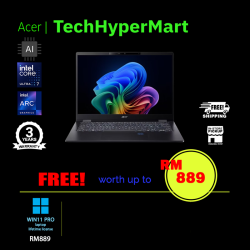 Acer TravelMate P614-54T-75UZ 14" Laptop/ Notebook (Ultra 7 268V, 32GB, 1TB, Intel Arc, W11P, Touchscreen, AI)