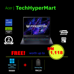 Acer Predator Helios 16 PH16-72-95L8-64-W11P 16" Laptop/ Notebook (i9-14900HX, 64GB, 2TB, NV RTX4070, W11P, 240Hz)