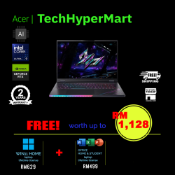 Acer Predator Helios 18 AI PH18-I71-961F 18" Laptop/ Notebook (Ultra 9 290HX Plus, 48GB, 1TB, NV RTX5090, W11H, Off H&S + Off 365 Basic, 120Hz, AI)