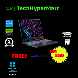 Acer Predator Helios Neo 16 PHN16-71-54A6-W11P 16" Laptop/ Notebook (i5-13500HX, 8GB, 512GB, NV RTX4050, W11P, 165Hz)