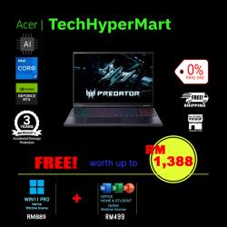 Acer Predator Helios Neo 16 PHN16-I31-72SS-2-W11P-EPP 16" Laptop/ Notebook (i7-14650HX, 16GB, 2TB, NV RTX5070, W11P, Off H&S + Off 365 Basic, 180Hz, AI)