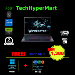 Acer Predator Helios Neo 16 PHN16-I31-73TC-24-W11P 16" Laptop/ Notebook (i7-14650HX, 24GB, 1TB, NV RTX5060, W11P, Off H&S + Off 365 Basic, 180Hz, AI)