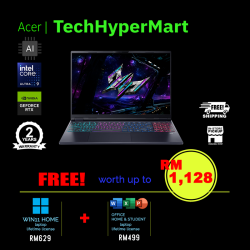 Acer Predator Helios Neo 16S AI PHN16S-71-907F 16" Laptop/ Notebook (Ultra 9 275HX, 32GB, 1TB, NV RTX5070Ti, W11H, Off H&S + Off 365 Basic, 240Hz, AI Chip)