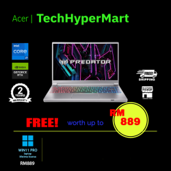Acer Predator Triton PT14-51-767J-W11P 14" Laptop/ Notebook (i7-13700H, 16GB, 1TB, NV RTX4050, W11P, 165Hz)