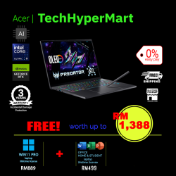 Acer Predator Triton 14 AI PT14-52T-93NP-2-W11P-EPP 14.5" Laptop/ Notebook (Ultra 9 288V, 32GB, 2TB, NV RTX5070, W11P, Off Home 2024 + Off 365 Basic, Touchscreen, Pen, AI Chip)