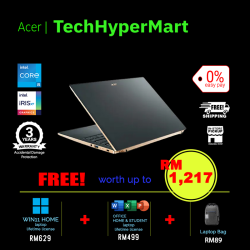 Acer Swift 14 SF14-71T-59F9-1-W11-EPP 14" Laptop/ Notebook (i5-13500H, 16GB, 1TB, Intel Iris Xe, W11H, Off H&S, Touchscreen)