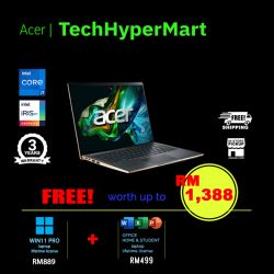 Acer Swift 14 SF14-71T-729N-W11P 14" Laptop/ Notebook (i7-13700H, 16GB, 1TB, Intel Iris Xe, W11P, Off H&S, Touchscreen)