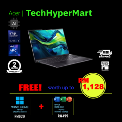 Acer Swift 16 AI SF16-51-70JE 16" Laptop/ Notebook (Ultra 7 258V, 32GB, 1TB, Intel Arc, W11H, Off Home 2024 + Off 365 Basic, AI Chip)