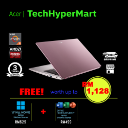 Acer Swift Go SFG14-41-R1JU 14" Laptop/ Notebook (Ryzen 5 7530U, 8GB, 512GB, AMD Radeon, W11H, Off H&S)