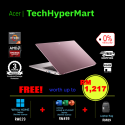 Acer Swift Go SFG14-41-R1JU-1-W11-EPP 14" Laptop/ Notebook (Ryzen 5 7530U, 8GB, 1TB, AMD Radeon, W11H, Off H&S)