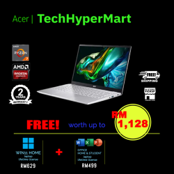 Acer Swift Go SFG14-41-R3ZM 14" Laptop/ Notebook (Ryzen 7 7730U, 16GB, 512GB, AMD Radeon, W11H, Off H&S)