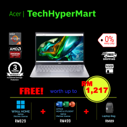 Acer Swift Go SFG14-41-R61T-1-W11-EPP 14" Laptop/ Notebook (Ryzen 5 7530U, 16GB, 1TB, AMD Radeon, W11H, Off H&S)
