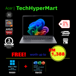 Acer Swift Go 14 AI SFG14-64-R5CN-2-W11P-EPP 14" Laptop/ Notebook (Ryzen AI 7 350, 16GB, 2TB, AMD Radeon, W11P, Off Home 2024 + Off 365 Basic, AI Chip)