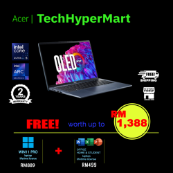 Acer Swift Go SFG14-73-59A0-W11P 14" Laptop/ Notebook (Ultra 5 125H, 16GB, 512GB, Intel Arc, W11P, Off H&S)