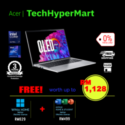 Acer Swift Go SFG14-73-7331-2-W11-EPP 14" Laptop/ Notebook (Ultra 7 155H, 16GB, 2TB, Intel Arc, W11H, Off H&S)
