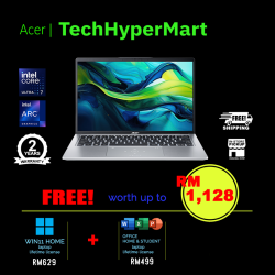 Acer Swift Go SFG14-73T-78HT 14" Laptop/ Notebook (Ultra 7 155H, 16GB, 1TB, Intel Arc, W11H, Off H&S, Touchscreen)