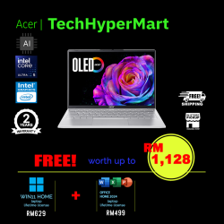 Acer Swift Lite 14 SFL14-54M-56QN 14" Laptop/ Notebook (Ultra 5 115U, 16GB, 512GB, Intel, W11H, Off Home 2024 + Off 365 Basic, AI Chip)