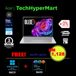 Acer Swift Lite 14 SFL14-54M-56QN-1-W11-EPP 14" Laptop/ Notebook (Ultra 5 115U, 16GB, 1TB, Intel, W11H, Off Home 2024 + Off 365 Basic, AI Chip)