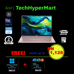 Acer Swift Lite 14 SFL14-54M-72P2 14" Laptop/ Notebook (Ultra 7 155U, 16GB, 512GB, Intel, W11H, Off Home 2024 + Off 365 Basic, AI Chip)