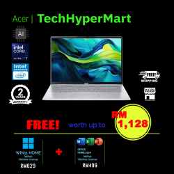 Acer Swift Lite 14 SFL14-54M-7733 14" Laptop/ Notebook (Ultra 7 155U, 16GB, 512GB, Intel, W11H, Off Home 2024 + Off 365 Basic, AI Chip)