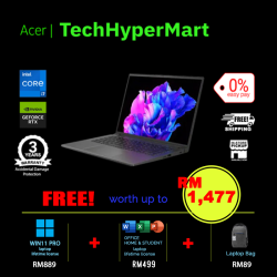 Acer Swift X SFX14-71G-783K-2-W11P-EPP 14.5" Laptop/ Notebook (i7-13700H, 32GB, 2TB, NV RTX4050, W11P, Off H&S)