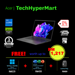 Acer Swift X SFX14-71G-783K-2-W11-EPP 14.5" Laptop/ Notebook (i7-13700H, 32GB, 2TB, NV RTX4050, W11H, Off H&S)