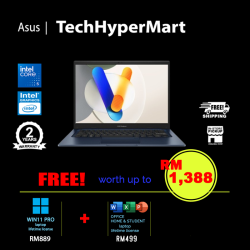 Asus Vivobook A1404V-APB007WSM-24-W11P 14" Laptop/ Notebook (Core 5 120U, 24GB, 512GB, Intel, W11P, Off H&S + Off 365 Basic)