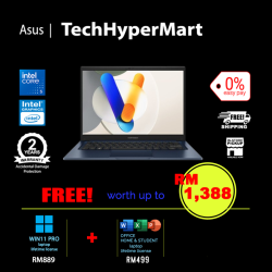 Asus Vivobook A1404V-APB007WSM-1-W11P-EPP 14" Laptop/ Notebook (Core 5 120U, 16GB, 1TB, Intel, W11P, Off H&S + Off 365 Basic)