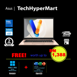 Asus Vivobook A1404V-APB008WSM-24-W11P 14" Laptop/ Notebook (Core 5 120U, 24GB, 512GB, Intel, W11P, Off H&S + Off 365 Basic)